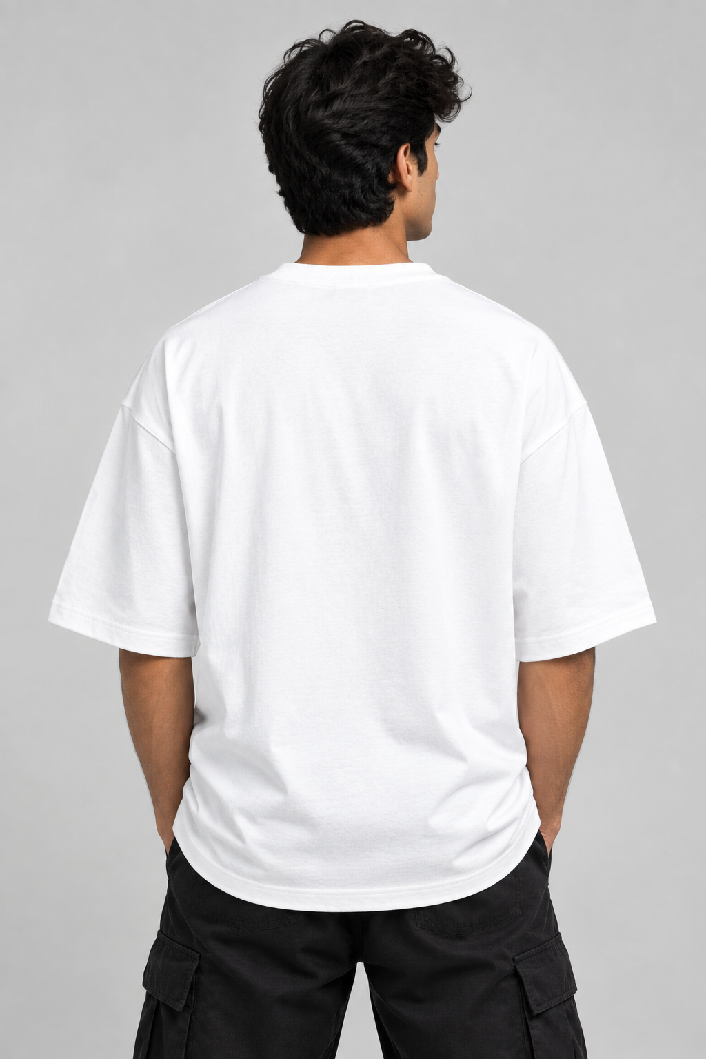 Men’s Premium Gym Lion Embroidered Oversized T-Shirt | Heavy Embroidery Muscle Design